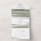 抽象芸術絵を描ストロ結婚ークのID886 オールインワン招待状 (内側)