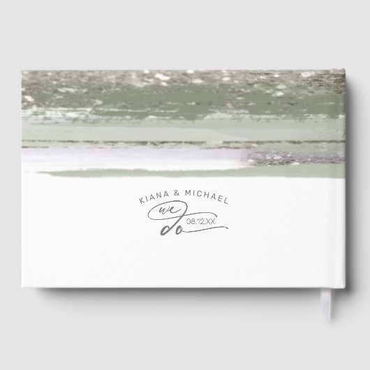 抽象芸術絵を描ストロ結婚ークのID886 ゲストブック (裏面)