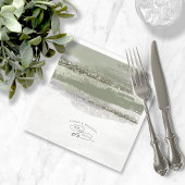 抽象芸術絵を描ストロ結婚ークのID886 スタンダードカクテルナプキン