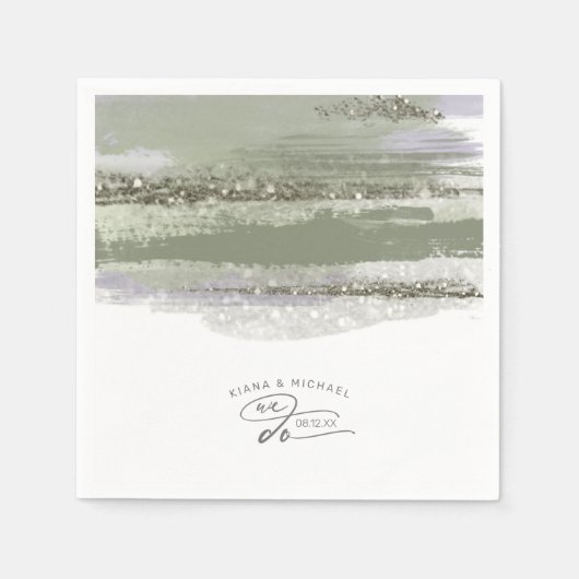 抽象芸術絵を描ストロ結婚ークのID886 スタンダードカクテルナプキン (正面)