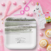 抽象芸術絵を描ストロ結婚ークのID886 ペーパープレート (パーティー)