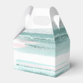 抽象芸術絵を描ストロ結婚ークのV2感謝していティール（緑がかった色）ID886 フェイバーボックス (裏面サイド)