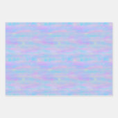 抽象芸術絵を描スロークマーメイドカラー ラッピングペーパーシート (正面2)