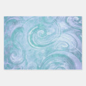 抽象芸術絵を描スワーズ ラッピングペーパーシート (正面3)