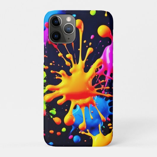 抽象芸術絵を描ス・スプラッシュ・アートワーク Case-Mate iPhoneケース (裏)