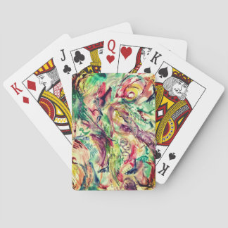 抽象芸術絵を描ズby C Mehll Bennett for card deck トランプ