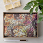 抽象芸術絵を描ダブヒマワリ模様 薄葉紙 (ギフト)