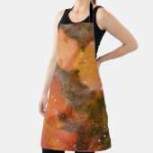 抽象芸術絵を描ハンド水彩ナイス背景 エプロン (インサイチュ)