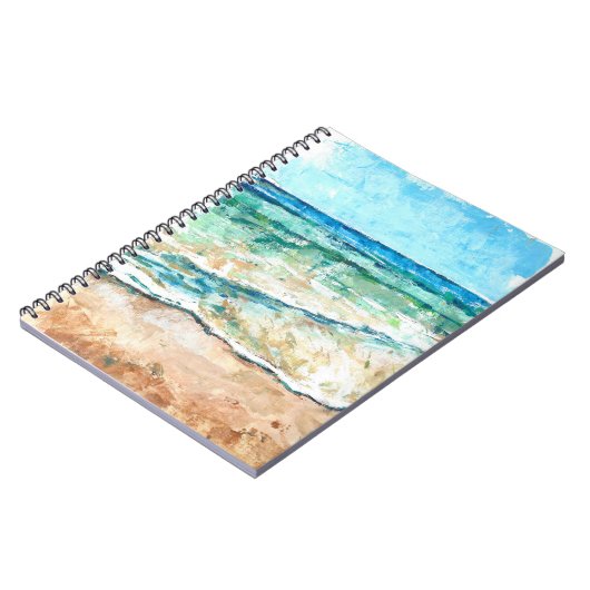 抽象芸術絵を描ビーチ ノートブック (左側)