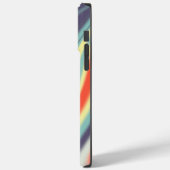 抽象芸術絵を描フローパステルカラーカスタムズモノグラム Case-Mate iPhoneケース (裏面 / 左)