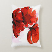 抽象芸術絵を描フローラ背景2 アクセントクッション (正面(垂直))