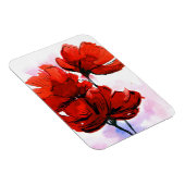 抽象芸術絵を描フローラ背景2 マグネット (右側)