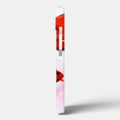 抽象芸術絵を描フローラ背景2 Case-Mate iPhoneケース (裏面 / 左)
