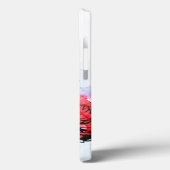 抽象芸術絵を描フローラ背景 Case-Mate iPhoneケース (裏面 / 左)