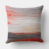 抽象芸術絵を描ブラシの線#10 クッション (裏面)