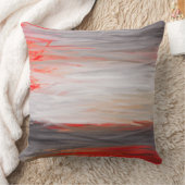 抽象芸術絵を描ブラシの線#10 クッション (ブランケット)