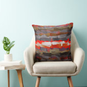 抽象芸術絵を描ブラシの線#15 クッション (椅子)