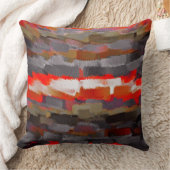 抽象芸術絵を描ブラシの線#15 クッション (ブランケット)