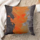 抽象芸術絵を描ブラシの線#27 クッション (ブランケット)