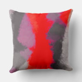 抽象芸術絵を描ブラシの線#28 クッション (裏面)