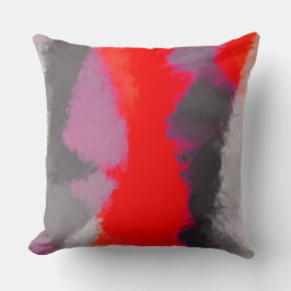 抽象芸術絵を描ブラシの線#28 クッション
