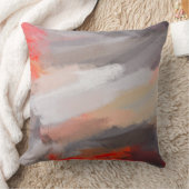 抽象芸術絵を描ブラシの線#29 クッション (ブランケット)