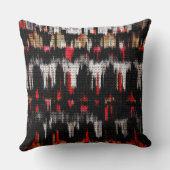 抽象芸術絵を描ブラシ素朴ラップ#7 クッション (裏面)