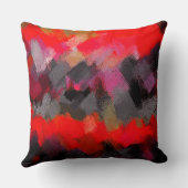 抽象芸術絵を描ブラシ線 クッション (裏面)