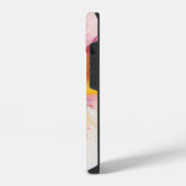 抽象芸術絵を描ブラスト iPhoneケース (左側面)