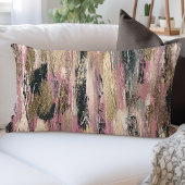 抽象芸術絵を描モダンブラシストロークトレンディー ランバークッション