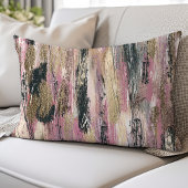 抽象芸術絵を描モダンブラシストロークトレンディー ランバークッション