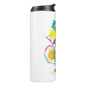 抽象芸術絵を描モダン（ばちゃばちゃ）跳ねるアカッコいいート.ai タンブラー (回転左)