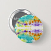 抽象芸術絵を描モチーフの生地デザイン 缶バッジ (正面&裏面)