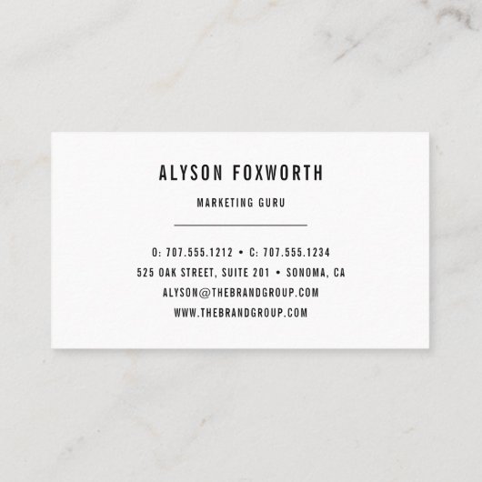 抽象芸術絵を描ロゴ 名刺 (裏面)