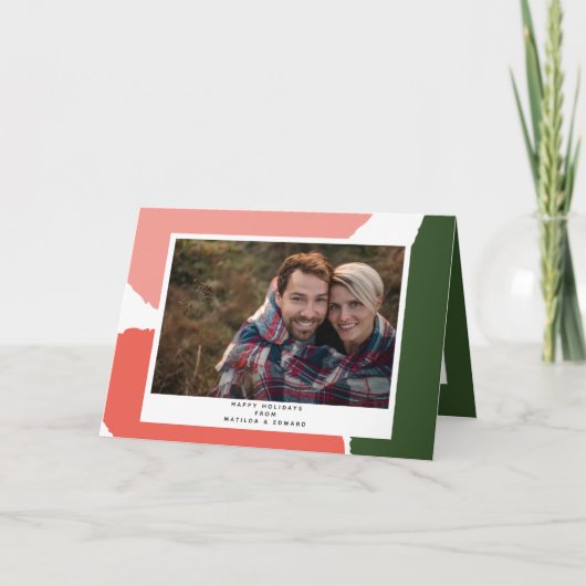 抽象芸術絵を描休日の写真 シーズンカード (正面)