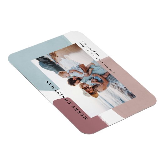 抽象芸術絵を描休日の写真 マグネット (右側)