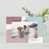 抽象芸術絵を描休日の写真 案内状 (スタンド正面)