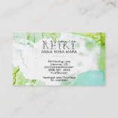 *~*抽象芸術絵を描刺激ストローク霊気アイビー 名刺 (裏面)