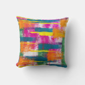 抽象芸術絵を描型 クッション (正面)