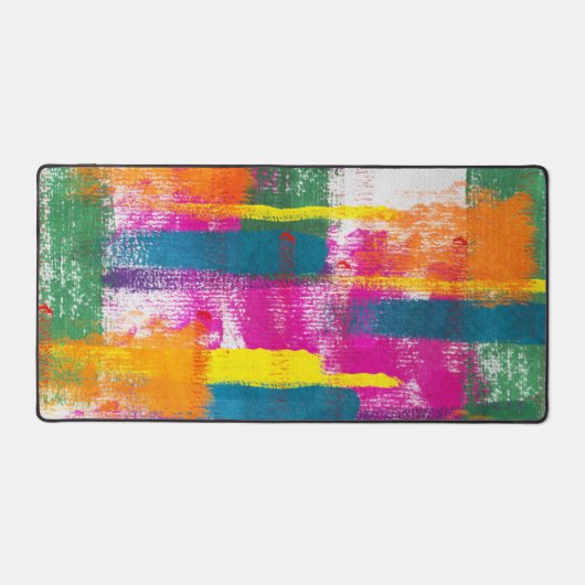 抽象芸術絵を描型 デスクマット (正面)