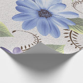 抽象芸術絵を描家飾り花油 ラッピングペーパー (角)