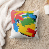 抽象芸術絵を描手モダンフェミニズム クッション (ブランケット)