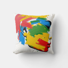 抽象芸術絵を描手モダンフェミニズム クッション