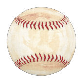 抽象芸術絵を描手水色背景2 野球ボール (裏面)