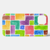 抽象芸術絵を描水色の背景。2 Case-Mate iPhoneケース (裏面 (横))