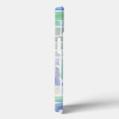 抽象芸術絵を描水色の背景。 Case-Mate iPhoneケース (裏面 / 右)