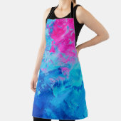 抽象芸術絵を描油のテクスチャ、背景 エプロン (インサイチュ)