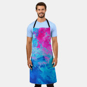 抽象芸術絵を描油のテクスチャ、背景 エプロン (着用した状態)