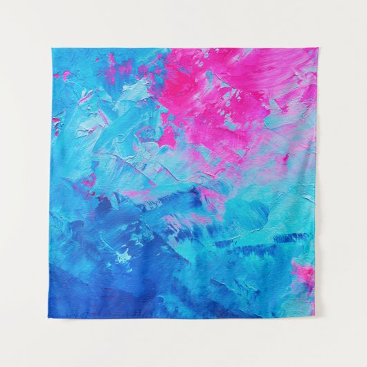 抽象芸術絵を描油のテクスチャ、背景 タペストリー (正面)