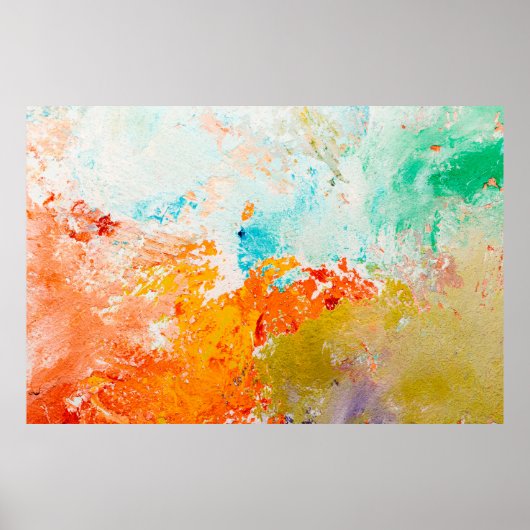 抽象芸術絵を描油テクスチャon canvas, backgroundba ポスター (正面)